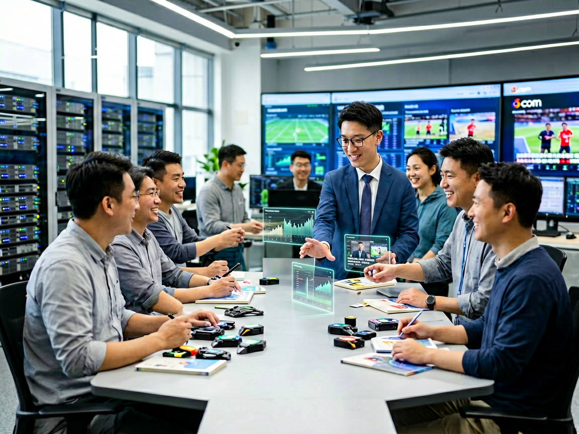k8体育官网平台介绍，现代化体育数据中心和直播团队工作场景